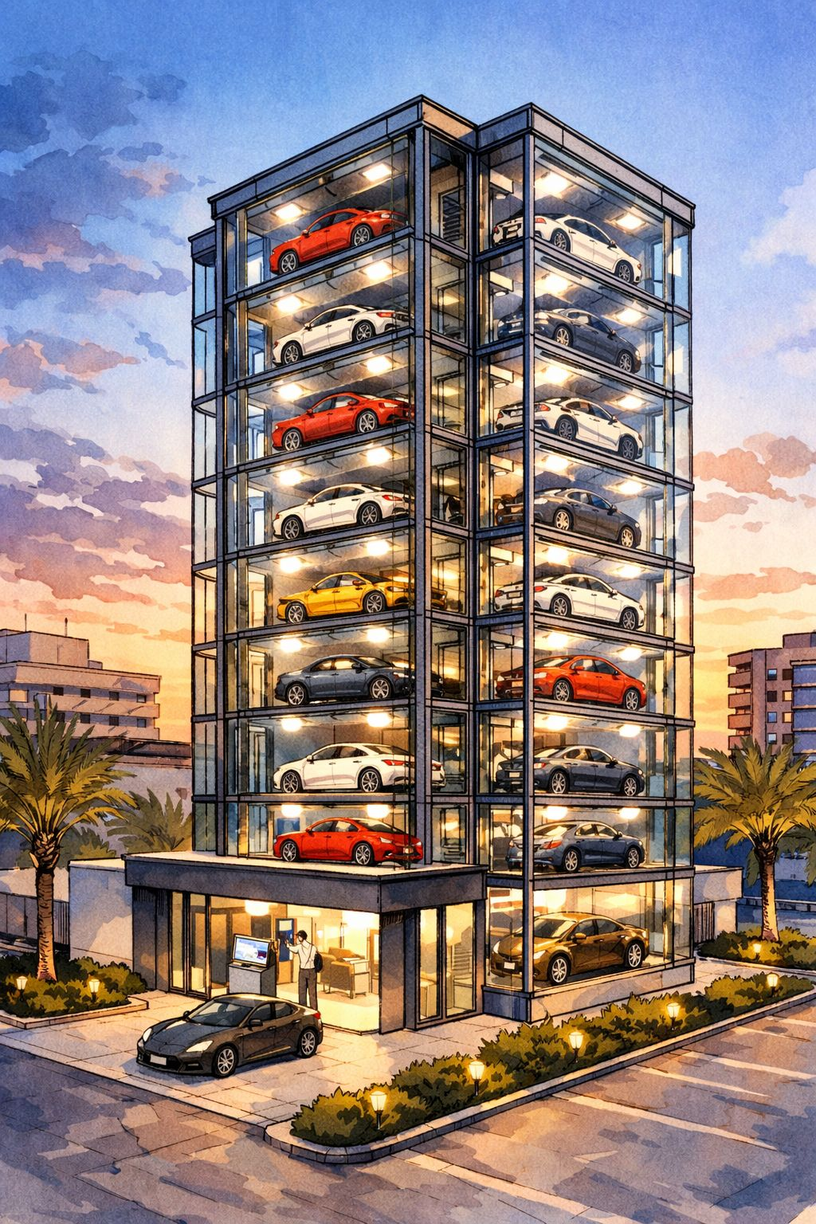 Car Vending Machines and Automated Parking Systems